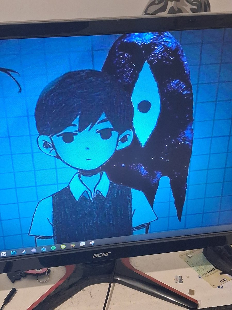 Spent a couple hours switching my pc parts into a new case and got FUCKING JUMPSCARED by this when I booted it back up (I NEVER SET THIS AS MY WALLPAPER)