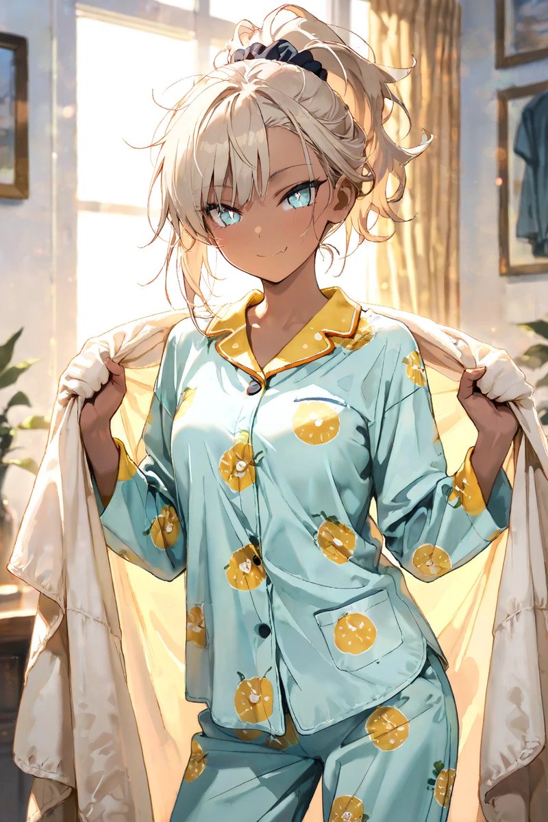 おはようございます SFW illustration