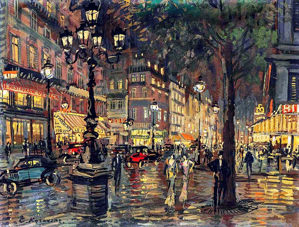 Korovin,  Paris at Night