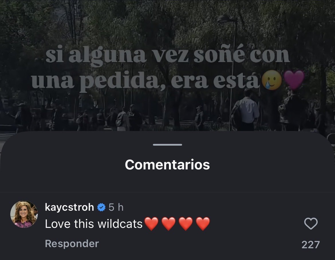 jjpl__lm's tweet photo. Que KayCee de HSM a comentado, seguido y subido un story de @itsjuliamedina. Como te sientes??? Que fuerte 😍 https://t.co/S1pAokbSCo