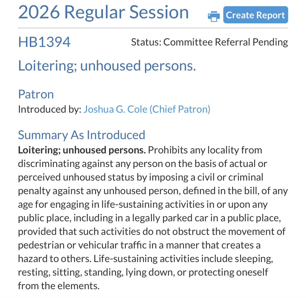 Democrats in Virginia just introduced a bill that will turn every city and county in the state into a giant California-style tent city for homeless drug addicts.

It will now be illegal for localities to do anything to fine people for setting up permanent encampments in parks,