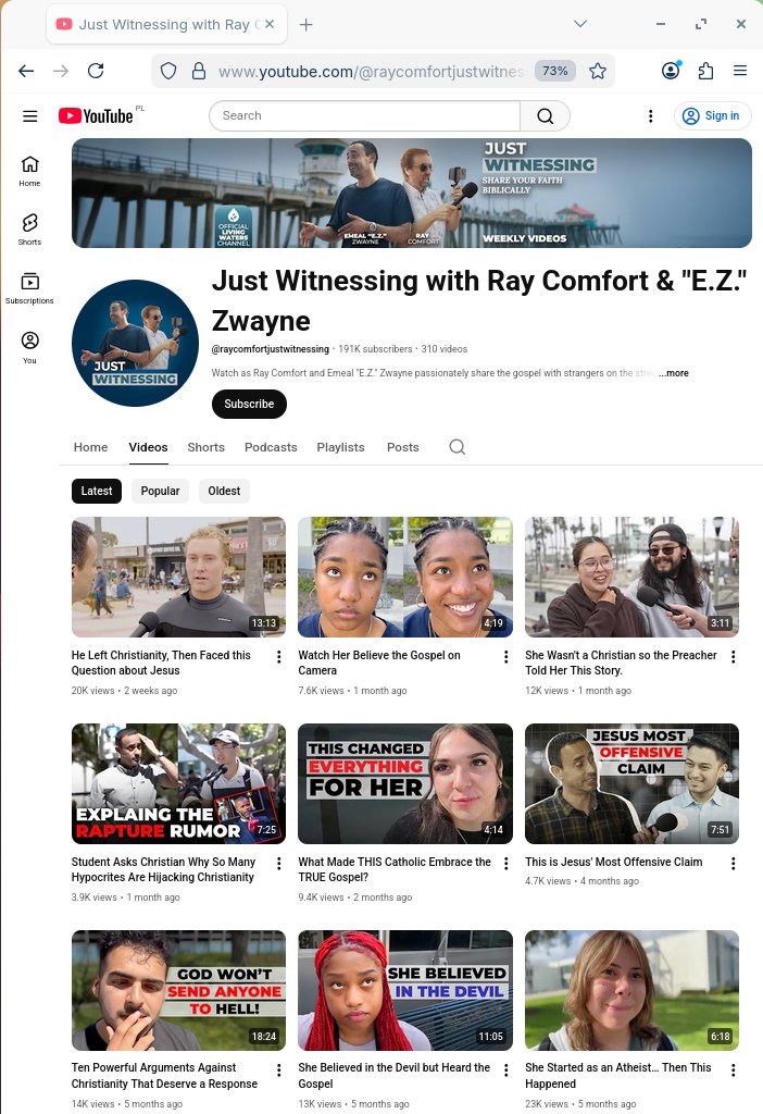 Living Waters / Just Witnessing with Ray Comfort &amp; "E.Z." Zwayne ⤵️⤵️

#Bible #Jesus #Christ #God #JesusChrist

#Videos #Gospel #Movies