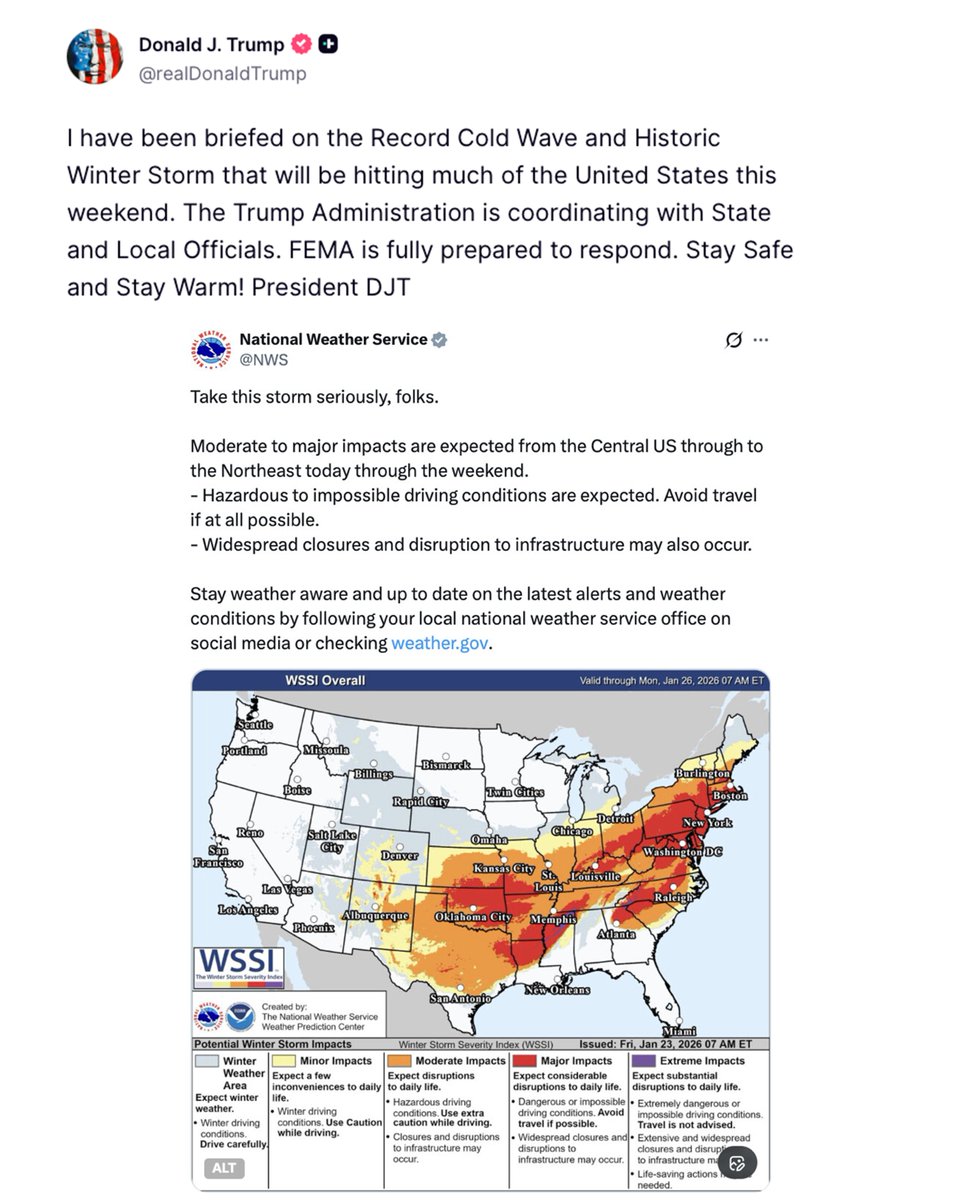 The White House tweet media