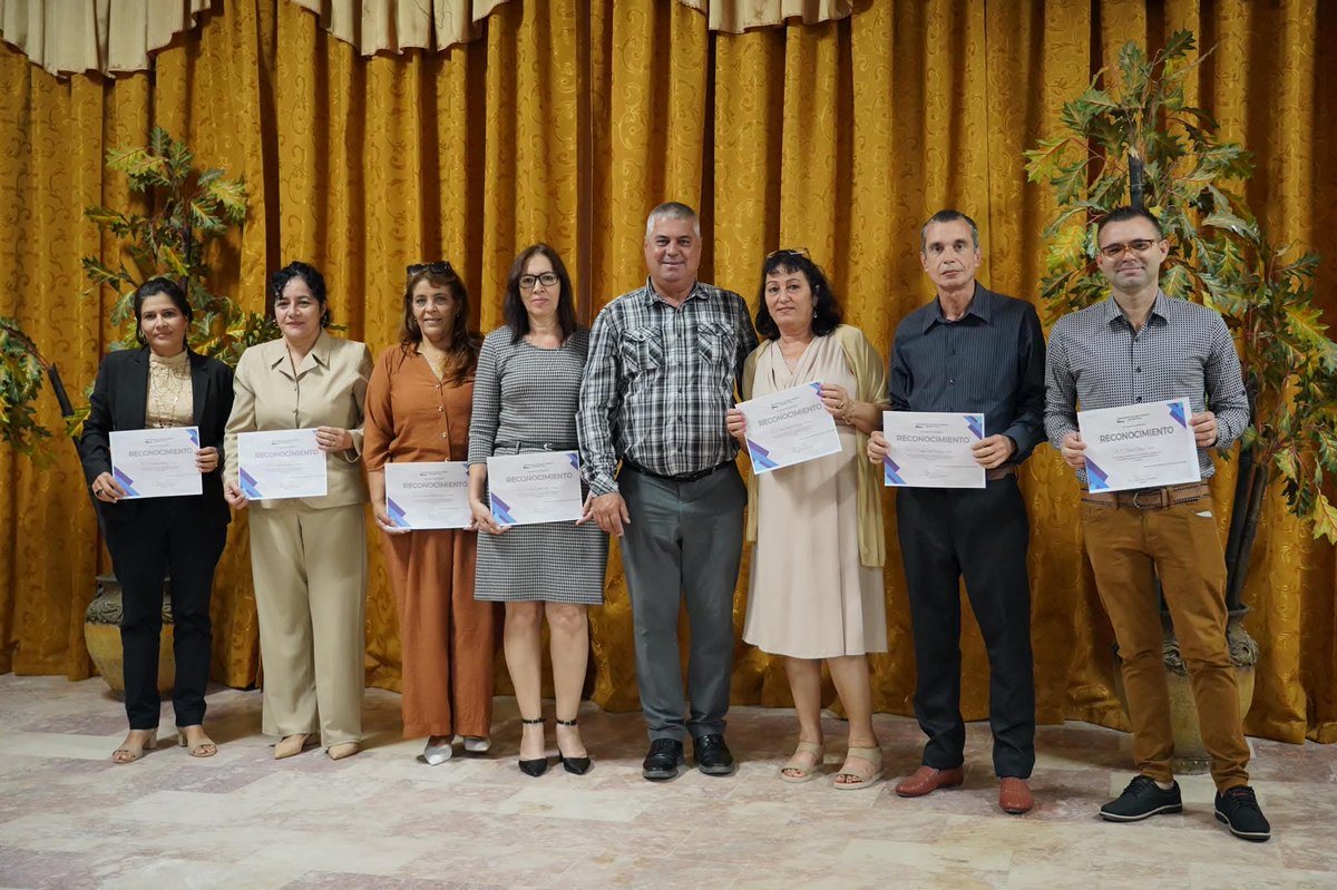 Se reconocen en Acto por el día de la Ciencia Cubana  en la Universidad Sancti Spiritus "Jose Martí Pérez" los Premios Provinciales  de ACC e IT , los Nuevos Doctores en el año 2025, y el Reconocimiento a la Delegación Territorial del CITMA,Gracias y Muchas felicidades 👏👏👏🇨🇺🇨🇺