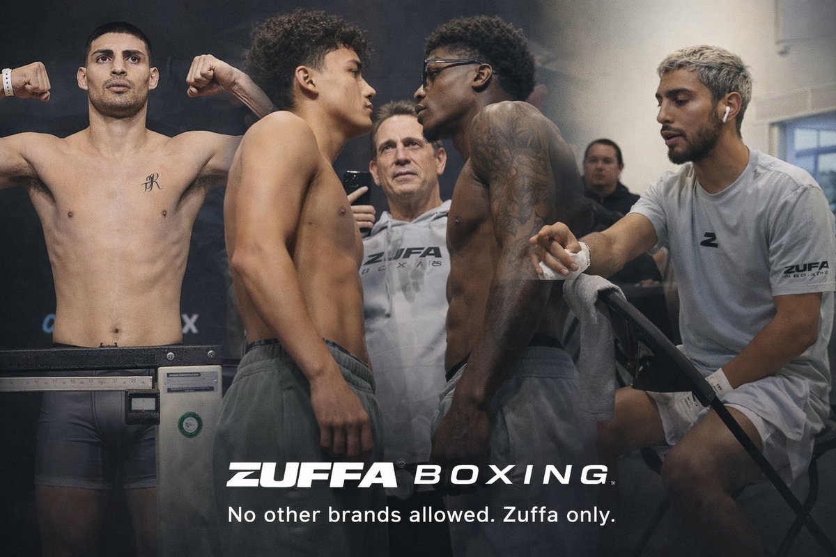 boxingkingmedia's tweet image. ⛔️NO OTHER BRANDS ALLOWED!

An interesting early insight into ZUFFA Boxing, whether it’s the weigh in, face offs or fight night clothing, the fighters are only wearing ZUFFA branding.

Boxing Fans are accustomed to fighters wearing personalised clothing, eccentric outfits on…