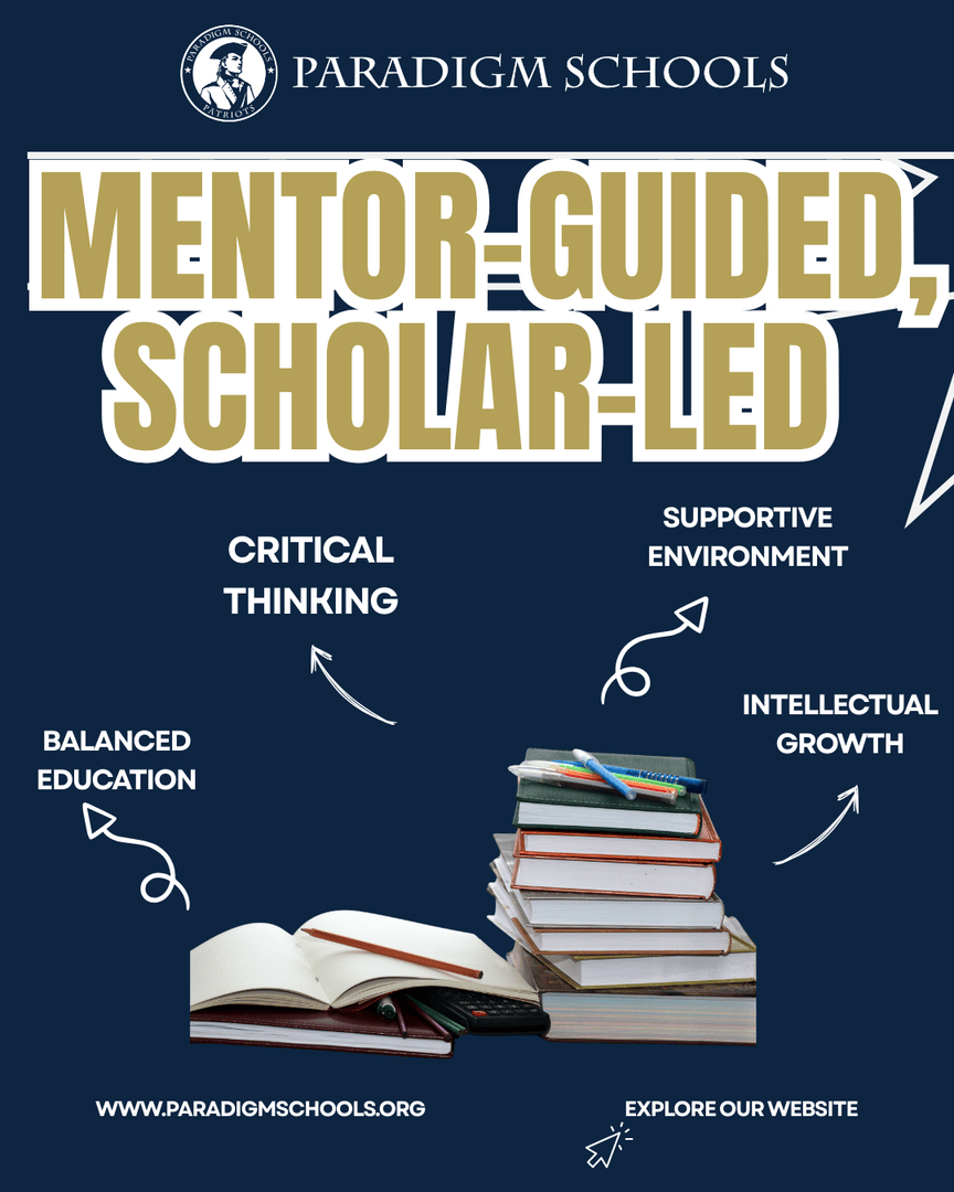 paradigmschool's tweet photo. Paradigm Schools fosters genuine learning through mentorship, meaningful conversations, and timeless ideas. We empower scholars to think critically, lead boldly, and grow with purpose—building a lifelong love of discovery. 

Visit https://t.co/iswQN6cdlM to learn more! https://t.co/ohxfHUQoY1