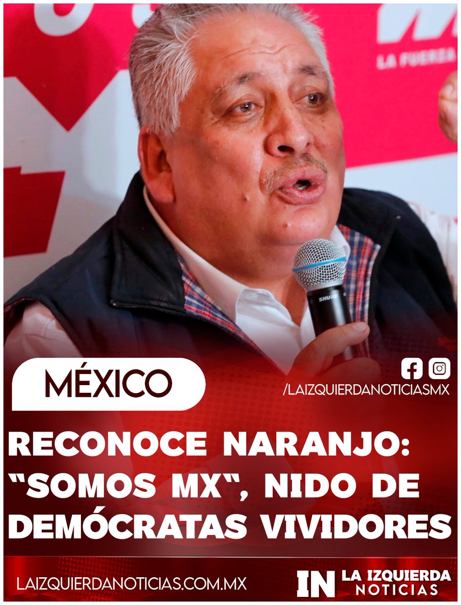 IzqNoticiasMx's tweet image. ¡MOLE DE TODOS LOS CHILES! El experredista Guadalupe Acosta Naranjo reconoció que SomosMX no tiene identidad política: “somos demócratas, centro, de izquierda y de derecha”, en resumen: parásitos y vividores del erario, como Emilio Álvarez Icaza y Edmundo Jacobo ex del INE.