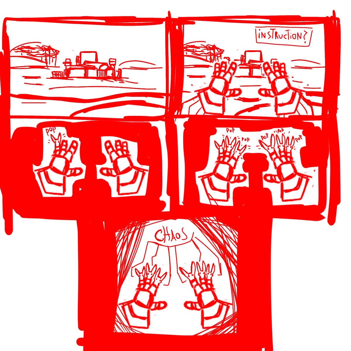 HelloAbyssal's tweet image. Comic sketch test 6