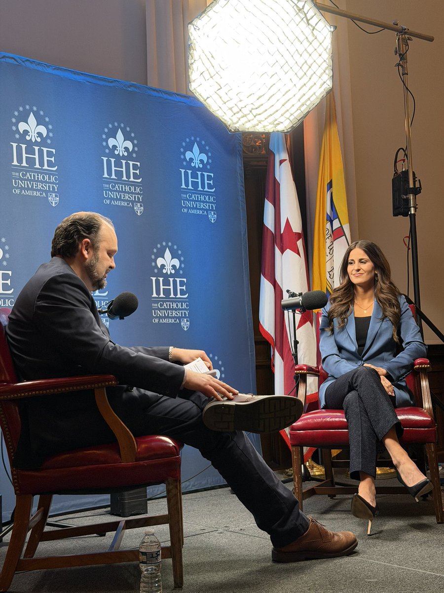 LiveAction's tweet image. We’re live with the New York Times at @CatholicUniv!

@LilaGraceRose shares her thoughts on the future of the pro-life movement.