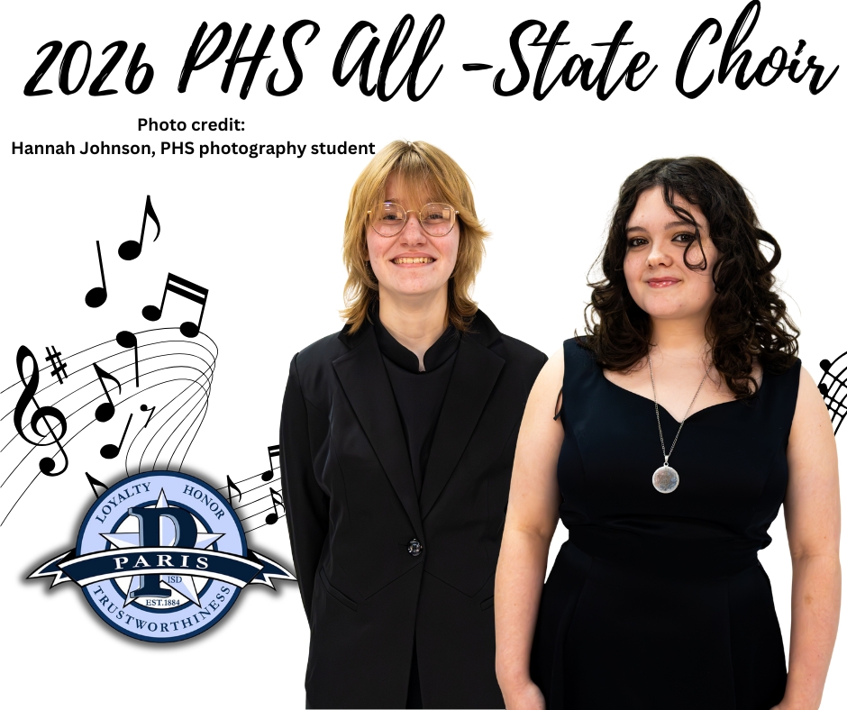 KOYNFM's tweet image. Paris High School Students Selected as Texas All-State Musicians...Read more here: ow.ly/wKLP50Y1pnR