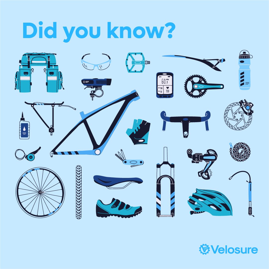 Did You Know?
We include cycling accessories cover up to £1,000 as part of your policy when your bike is stolen or damaged. Keep your gear protected too!
#CyclingTips #GearProtection 
velosure.co.uk