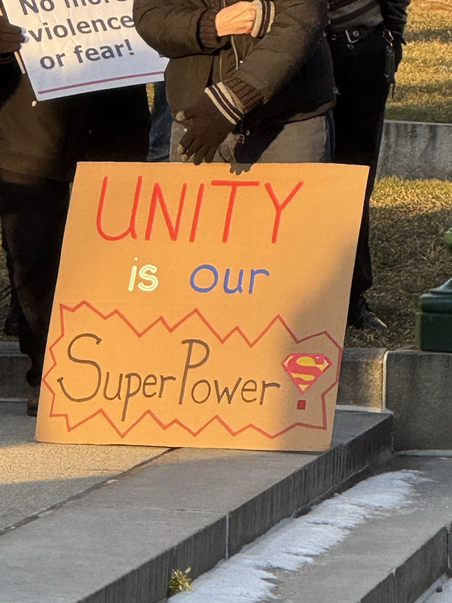 Our neighbors, friends, coworkers, and community members came out today in freezing temperatures to make it clear: the call to abolish ICE will not be frozen out. Thank you to everyone who came out for your strength and resilience— you proved that we will not back down.