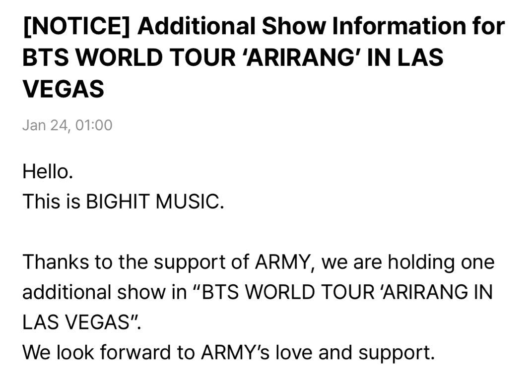 sgmin_seven's tweet image. LAS VEGAS GOT AN ADDITIONAL DATE... A TOTAL OF 4 SHOWS