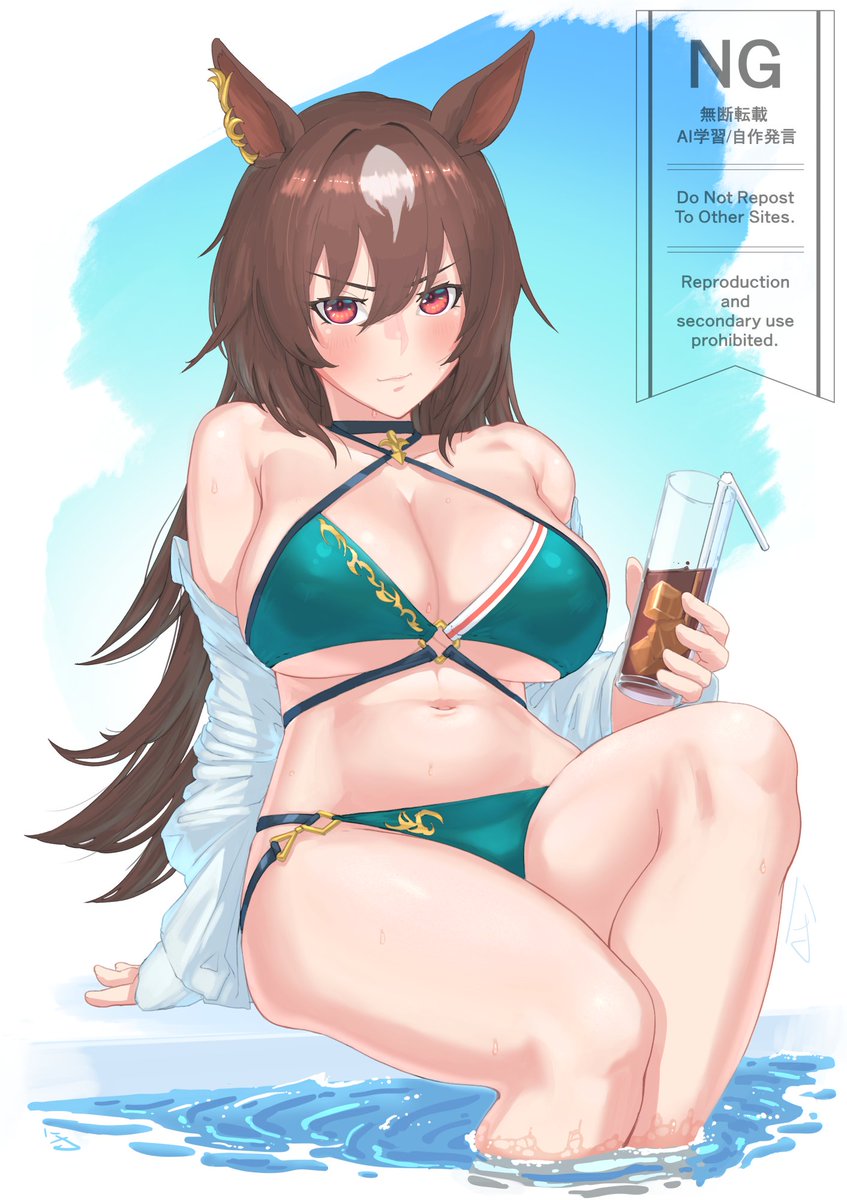 #くそ寒いので水着を貼る 