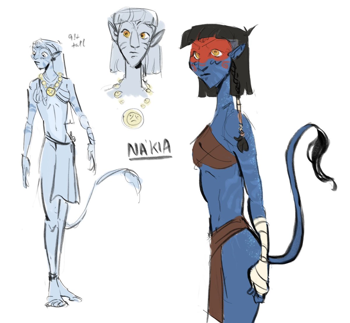lauenmarte's tweet photo. if i told you guys i tried to learn the na’vi language once upon a time would u guys like believe me…

anyway, avatar oc for yuri reasons. https://t.co/FqgxWxU0UX