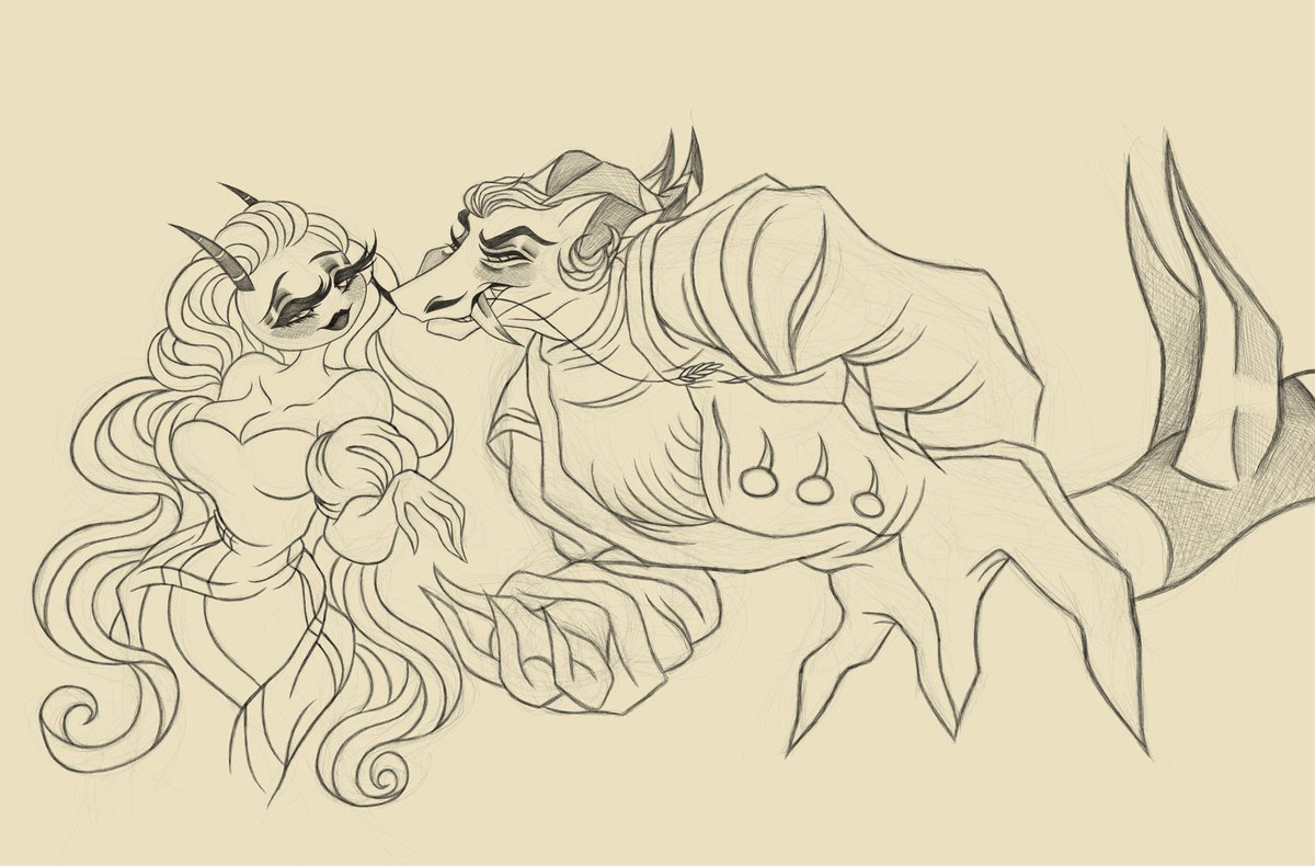 rodeorosebud's tweet image. probably my favourite drawings i’ve done over the past couple of months of my beloveds &amp;lt;3

i sometimes think of their tragic ending and want to cry. my poor darling rosebud

#helluvaboss #helluvabossstriker