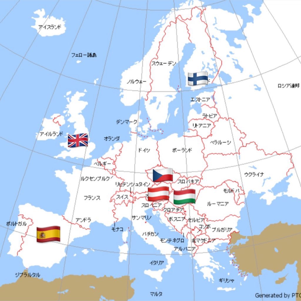 momochanokaka's tweet image. 桃奈ちゃんの1人6カ国周遊旅行、国がわかったので調べてみたけどすごい移動距離だし東欧西欧南欧北欧行ってるし、これを全部1人で組んでやったって…本当にすごい行動力……