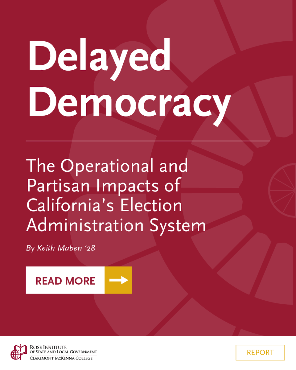 Rose Institute of State and Local Government tweet media