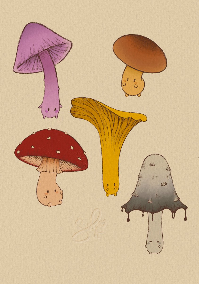Sha_miix's tweet photo. 🌱🍄
#Mushroom #art #Fairy #hongo #drawing https://t.co/ykLDzoNHES