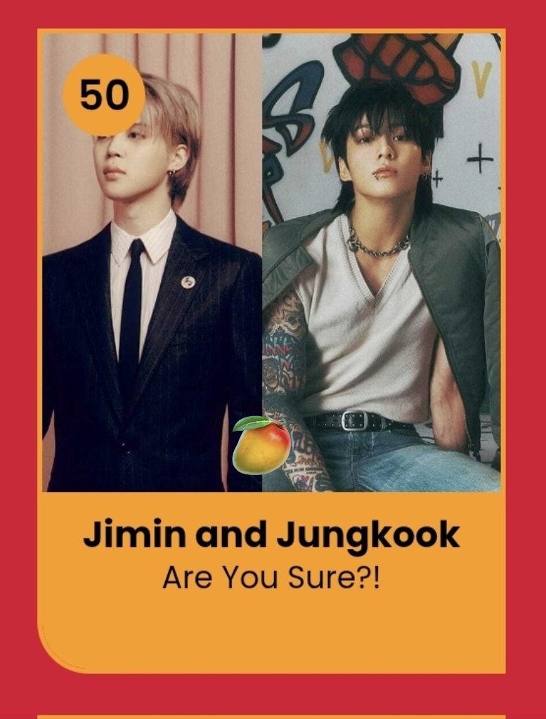 ninihvs's tweet image. VOTEN EN iHEART. LOS CHICOS ESTÁN NOMINADOS EN DISTINTAS CATEGORÍAS. 

✉️ Favorite TikTok Dance: "MONA LISA" by J-HOPE

✉️ Favorite On Screen: Are You Sure ?! BY JIMIN &amp;amp; JUNGKOOK

✉️ Favorite K-POP Collab: "SWEET DREAMS" BY J-HOPE FEAT MIGUEL

VOTA 📥: iheart.com/music-awards/#…