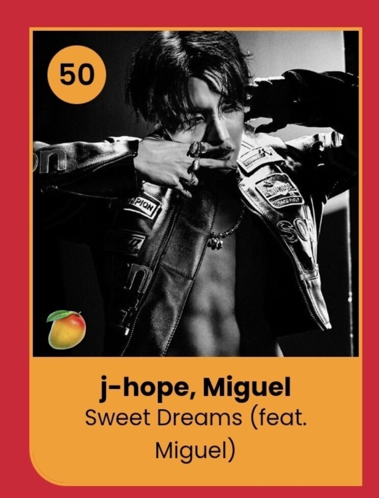 ninihvs's tweet image. VOTEN EN iHEART. LOS CHICOS ESTÁN NOMINADOS EN DISTINTAS CATEGORÍAS. 

✉️ Favorite TikTok Dance: "MONA LISA" by J-HOPE

✉️ Favorite On Screen: Are You Sure ?! BY JIMIN &amp;amp; JUNGKOOK

✉️ Favorite K-POP Collab: "SWEET DREAMS" BY J-HOPE FEAT MIGUEL

VOTA 📥: iheart.com/music-awards/#…