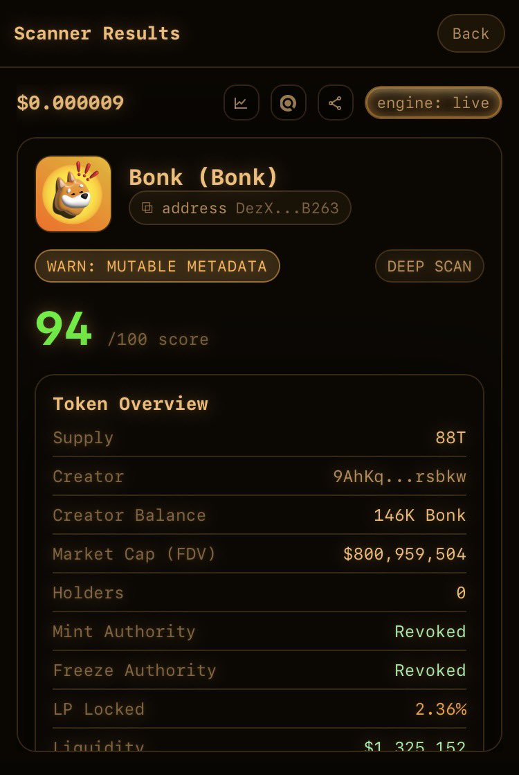 RUGSCAN OS tweet media