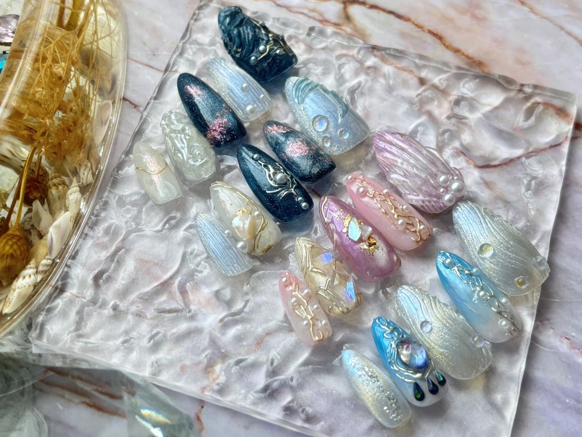 概念ネイルチップを得意としております♡ 詳細はリンクよりご確認後