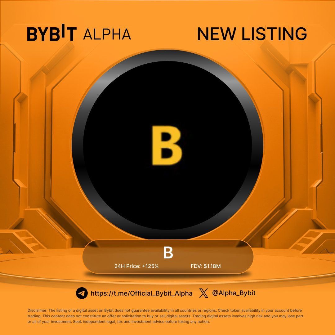 GM 

$B is already on <a href="/Alpha_Bybit/">Bybit Alpha</a> with best narrative for X platform 

Holding  very strong by the community and supported by <a href="/Mokkans/">M◎kkans</a>

$B bottom in  

Win help win 

Higher

❗️❗️❗️

CA: 6PMuLSPRz9ae2xPDn5Dc3zH3kDtmE7tTyL8XQKmEbonk

<a href="/solportskg/">Solport SKG</a> <a href="/SolportTom/">Tom</a> <a href="/bonk_inu_zh/">BONK 中文</a> <a href="/bonkfun/">BONK.fun</a>
