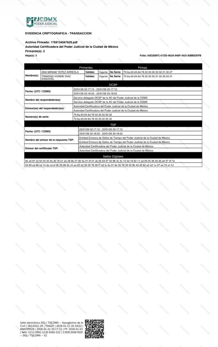 marianoosorio1's tweet image. Buenas noticias, la jueza Ana Miriam Yépez Arreola, ordena devolver el predio a Refugio Franciscano.

El documento oficial indica que será el próximo viernes 30 de enero a las 12 del día.

Este domingo a las 12 del día, defensores del @Ref_Franciscano marcharán del Monumento a la…