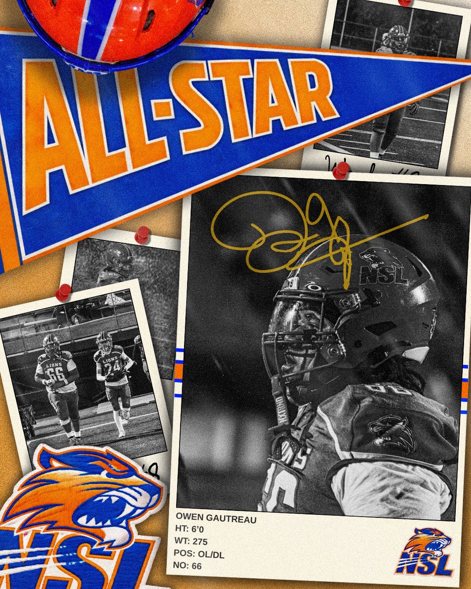 OGautreau66's tweet photo. Blessed to get Outstanding Offensive Lineman and QBFL ALL-STAR‼️#Classof2029 https://t.co/M7pARi1adR