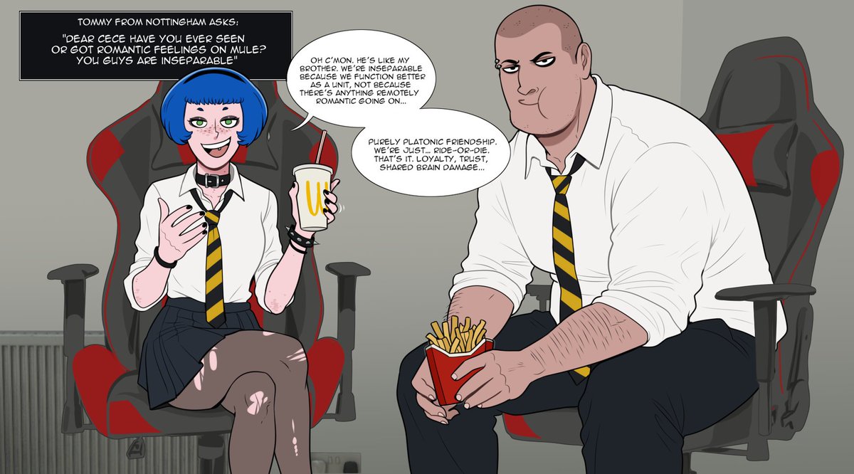 HellOnEarth_III's tweet image. ST. Denis Q&amp;amp;A with Cece and Mule