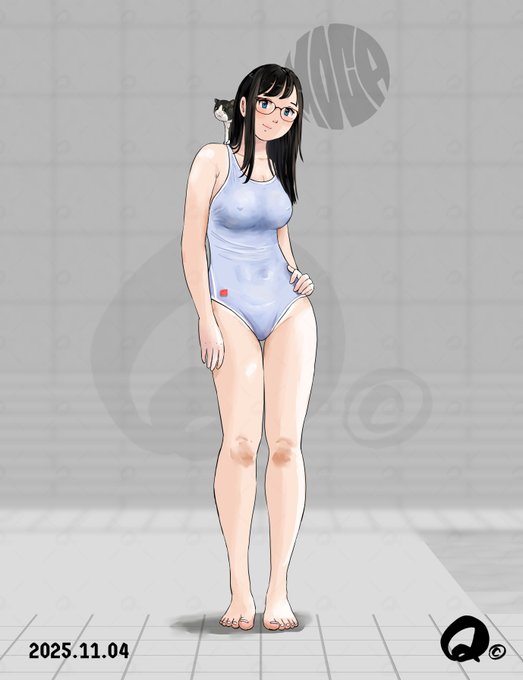 白競泳水着2枚 (1/1)