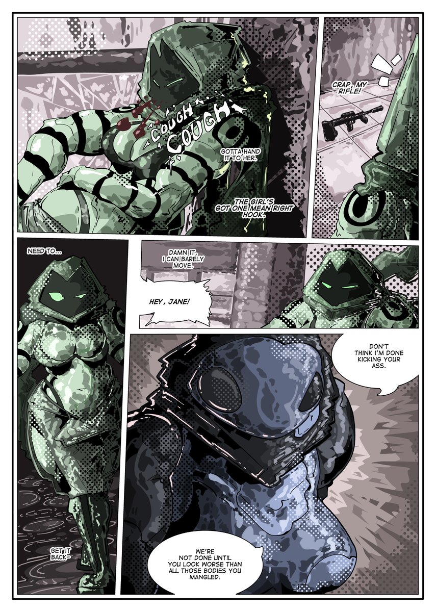 Day 146 of posting my comic here until <a href="/ImageComics/">Image Comics</a> distributes it ( just watched Maki massacre her clan, hell yeah )
MASK ON!!! Ch. 30 Pg. 1-4
maskon-comics.com/read-mask-on