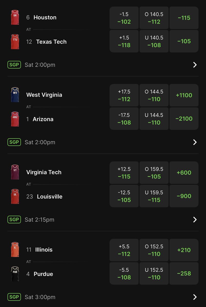 RBsSportsPlays's tweet image. Saturday CBB 🏀 Play of the Day!!!!

My 𝗕𝗼𝘁 will send it to everyone who 𝗟𝗜𝗞𝗘𝗦. 

Last 12 Free Plays 10-2 (83%) +19.3 Units

Must be 𝗙𝗼𝗹𝗹𝗼𝘄𝗶𝗻𝗴 @RBsSportsPlays 🕺🏻