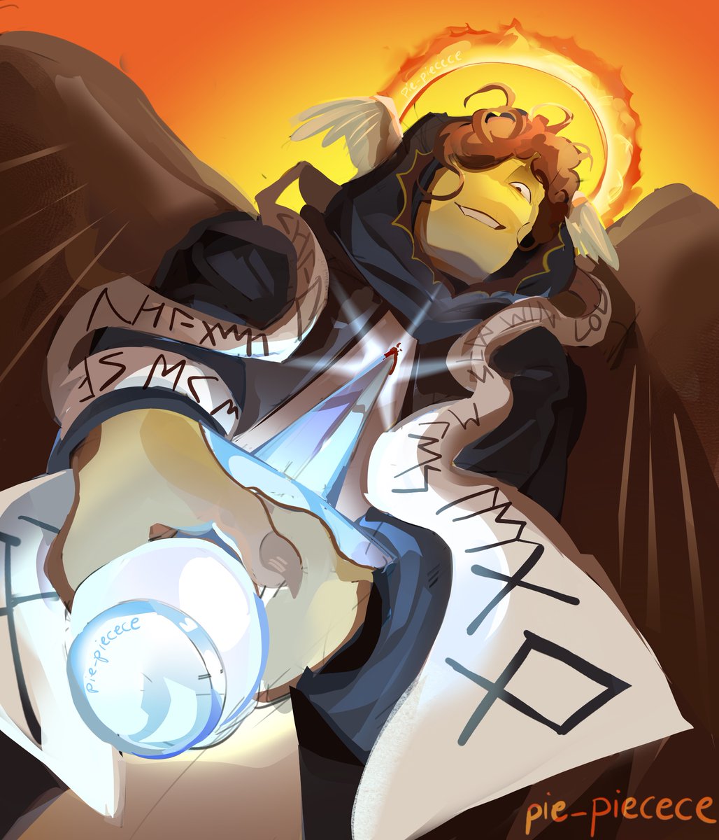pie_piecece's tweet photo. His favourite sword #telamon #Forsaken #forsakenart https://t.co/qUQE57Ne0U