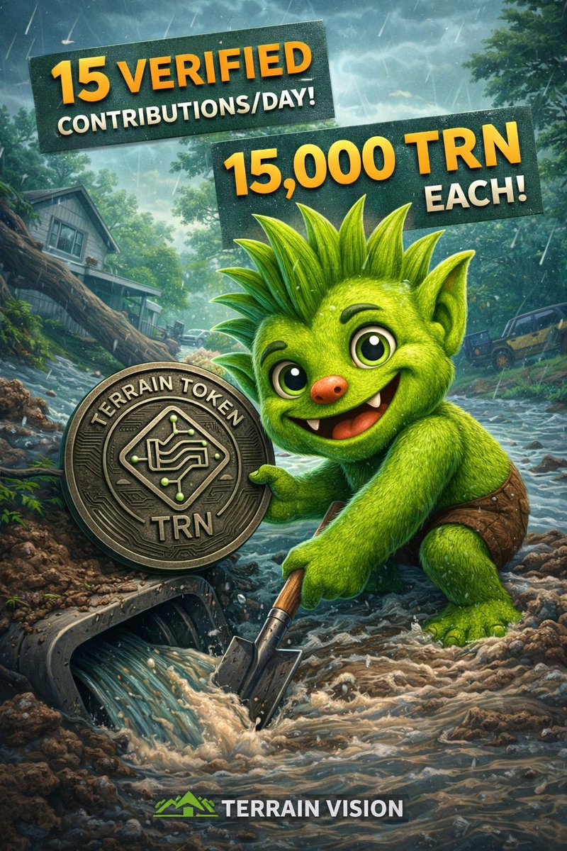 🌍 Love #WheresTerroFixing? Now Get Paid to Do It! 💸

If you enjoy spotting Terro and fixing infrastructure, we have great news! You can now earn $TRN rewards automatically without even needing to post on X.
We’ve made it easier than ever for our global community to earn a daily