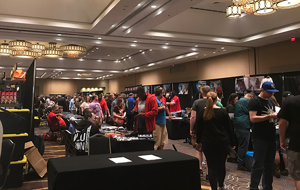 Miguel_C_Diaz's tweet photo. With #FCW2 wrapped, it’s time for the meet and greet. Always down to give the @FCWefed fans a few minutes to chat—tell me what hit, what missed, and what didn’t need to be on the show at all. Then it’s me and the dog finding something to eat before the drive back home. https://t.co/9Ap9xvISrs