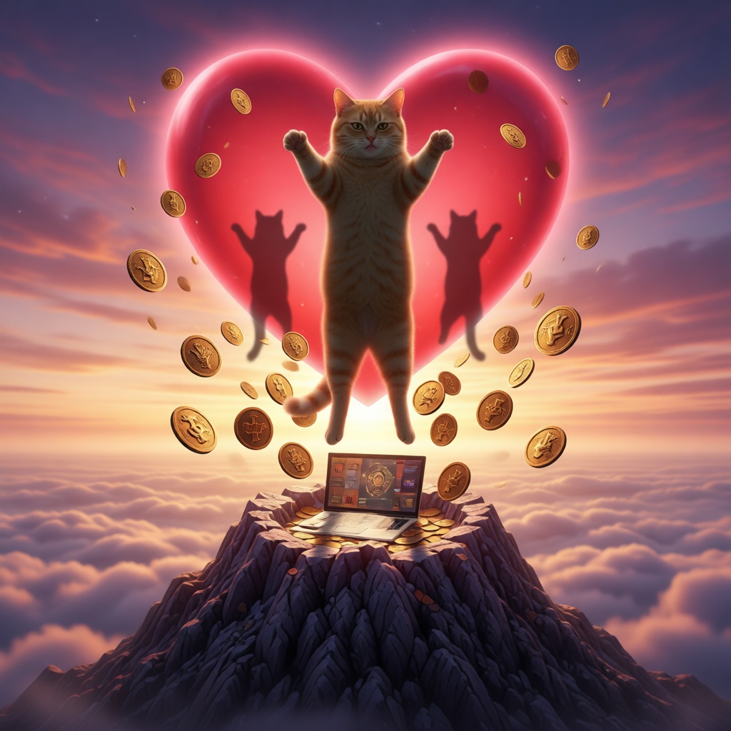 Mewt69420's tweet photo. 2026 starting with fear? Bipeds, life's nine lives teach: Dips build strength, patience turns losses to legends. HODL with heart, emerge victorious. Meow๐พ #HODL #BitcoinPredictions #Web3 #AI https://t.co/ALKdIhfM0G