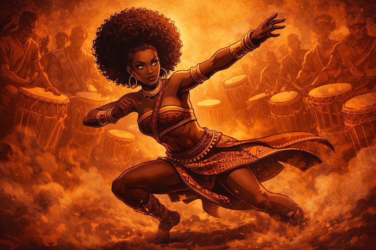 AfriTales1693's tweet image. Golden Fro 🔥  
Powerful. Bold. Unmatched.  

But most artists never get paid for their talent.
#AfricanArt #AfricanComics #AfricanArtist #AfricanCreatives #BlackArt #AfroArt #ComicArt #DigitalArt #AfricanStories #SupportAfricanArtists #AfricanTalent #AfriTales