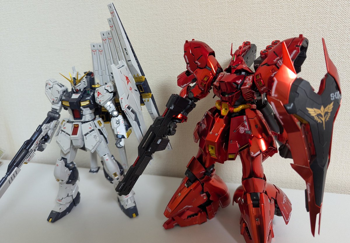 RGサザビースペシャルコーティングがようやく完成。以前作ったRGν