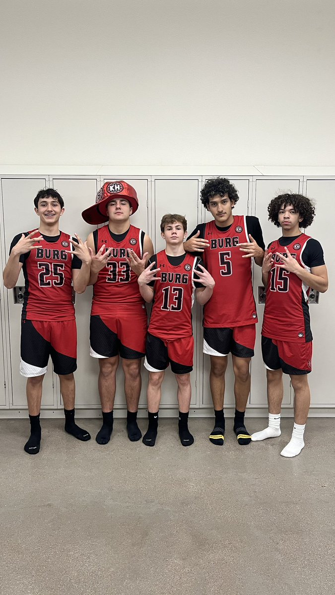 BurgHoops's tweet photo. Tonight’s #CultureCap goes to our entire bench for bringing the energy in a big win over Resurrection Christian!
Different Here. #BurgHoops https://t.co/S9sayH0uqv