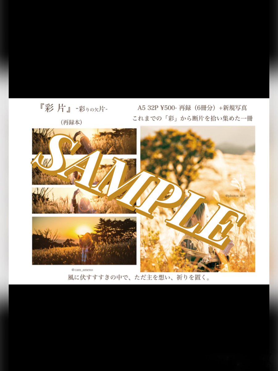 新刊 彩りの欠片(再録＋α) A5フルカラー 32ページ 今まで頒布した