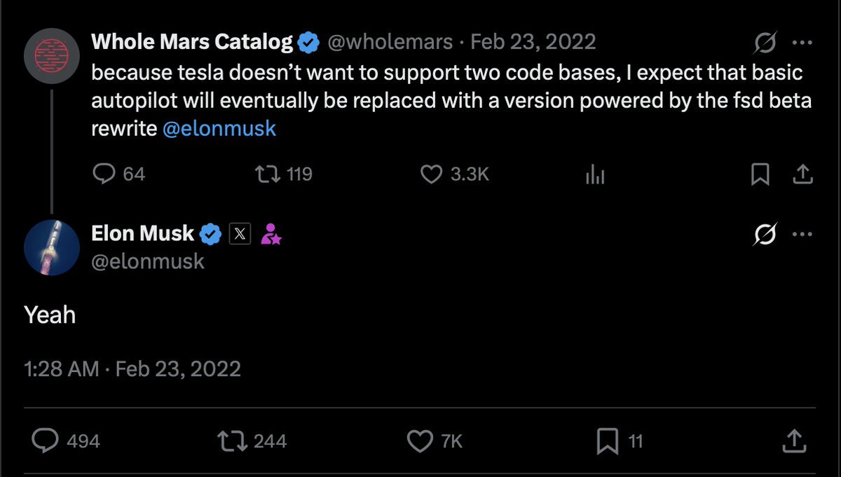 wholemars's tweet image. The launch of rider-only Robotaxis to the public is exciting, but many Tesla customers are grumbling about some of the recent pricing discussions. 

With the option to purchase in full going away, customers are facing a future where owning a Tesla requires a $99 monthly…