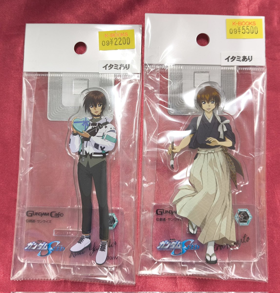 入荷情報】 『#ガンダムSEED』 ガンダムカフェのアクリルスタンドが