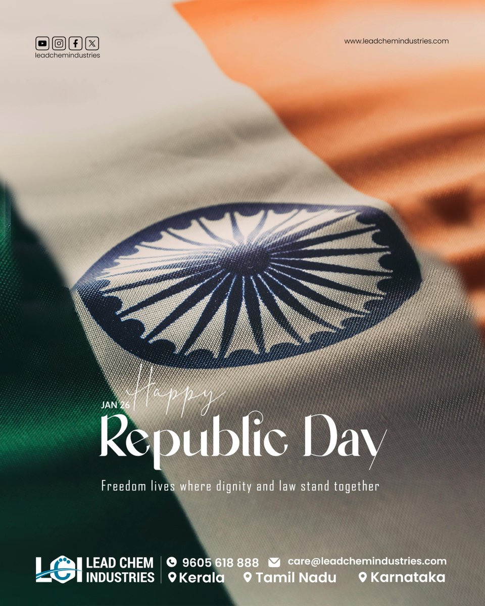 LCIOFFICIAL_'s tweet image. 𝑯𝒐𝒏𝒐𝒖𝒓𝒊𝒏𝒈 𝒕𝒉𝒆 𝑪𝒐𝒏𝒔𝒕𝒊𝒕𝒖𝒕𝒊𝒐𝒏. 𝑩𝒖𝒊𝒍𝒅𝒊𝒏𝒈 𝒂 𝒓𝒆𝒔𝒑𝒐𝒏𝒔𝒊𝒃𝒍𝒆 𝒇𝒖𝒕𝒖𝒓𝒆.

#HappyRepublicDay #January26 #BuiltOnValues #Integrity #ResponsibleIndustry #QualityDriven #TrustedPartner