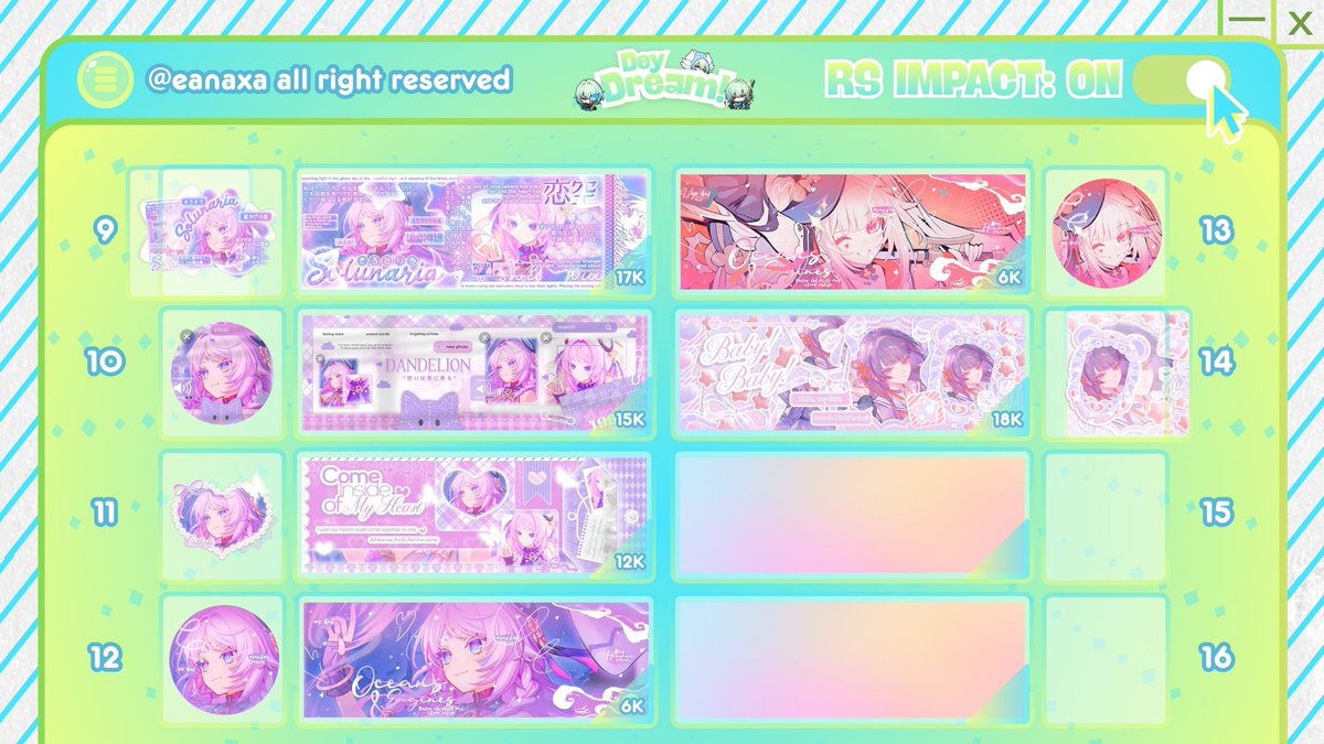 eanaxa's tweet image. Help RT please? Thank u! 

Hai Dey membawa RS mini impact luuk aemeath dari banner livestream 3.1 🥰 juga citlali bday &amp;amp; varka dripmar kemarin loh 😋 also ada nyempil chisa &amp;amp; sparxie 😚

Price on pict, avail qris! Bisa buat gift/GA juga yaa guys 🕺

#zonauang #zonaba #zonajajan