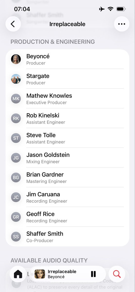 ReasonHD's tweet image. Great question.

First, let’s be clear.

Some people are called producers cause they produced or composed the BEAT…
And others are called producers because they produced the SONG.

If you look below,  Beyoncé is credited as a producer on songs she doesn’t write or “produce”…