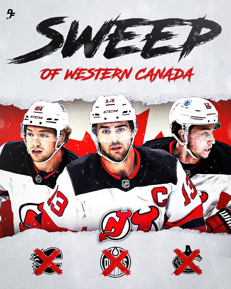 devilsfanatics's tweet image. THE DEVILS HAVE SWEPT THE WESTERN CANADA TEAMS ON THEIR ROAD TRIP 🤣😤🇨🇦