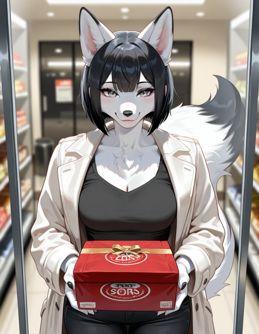 of course but we have to stop by the bakery so i can get something for my sweet  tooth ok😊 

 #furrygirls #furryart #AIイラスト #AI #AIart #aifurry #aifurryartwork #furryai