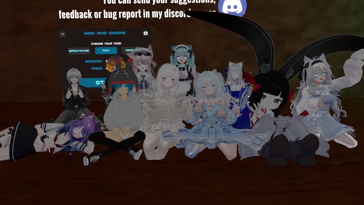 LINN_Game's tweet image. 昨日はBFっぽいワールドを遊んだ後にグループでかくれんぼした🙂
#VRChat